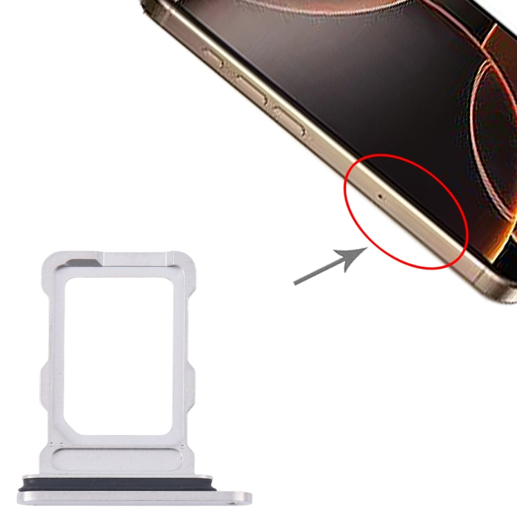 For iPhone 16 Pro Max SIM Card Tray (White)