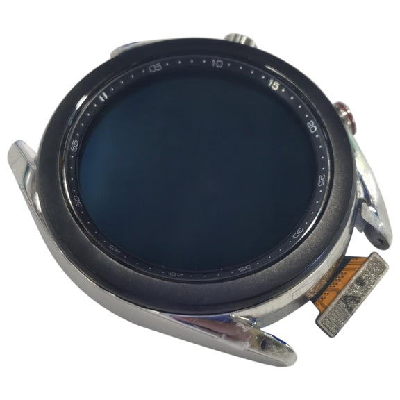 LCD Screen and Digitizer Full Assembly With Frame for Samsung Galaxy Watch3 SM-R850/R855(Silver)