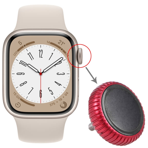 Watch Crown Nut Replacement For Apple Watch Series 8 (GPS) (Red)
