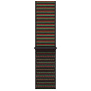 For Apple Watch 42mm / 41mm / 40mm / 38mm Simple Fashion Nylon Watch Band with Magic Stick(Black Unity)