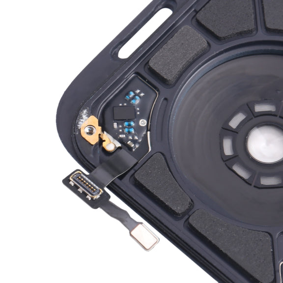For Apple Watch SE 2022 44mm LTE Edition Rear Housing Glass Cover with Cable (Midnight)