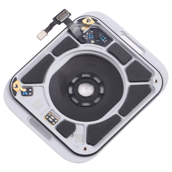 For Apple Watch SE 2022 44mm LTE Edition Rear Housing Glass Cover with Cable (Silver)