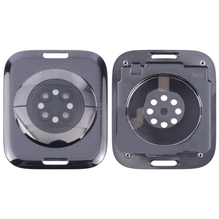 For Apple Watch Series 9 45mm Rear Housing Glass Cover(Black)
