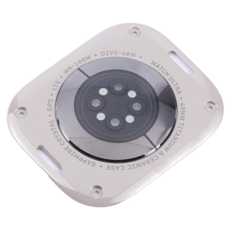 For Apple Watch Series Ultra 1/ 2 49mm Original Rear Housing Glass Cover(Silver)