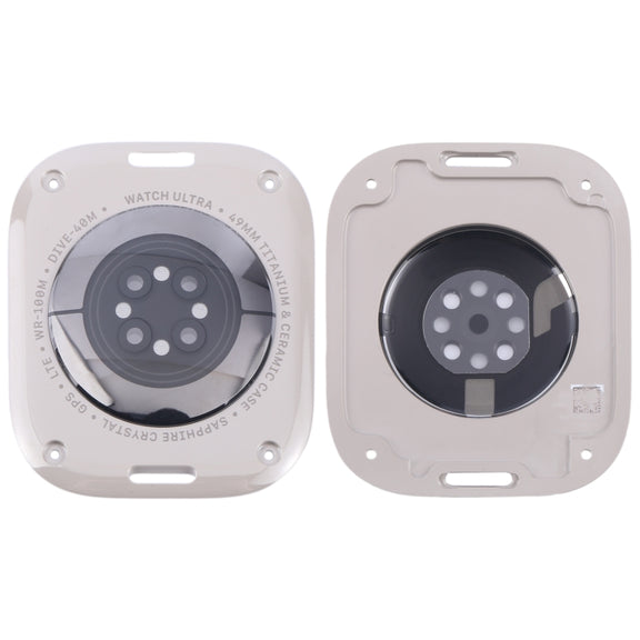 For Apple Watch Series Ultra 1/ 2 49mm Original Rear Housing Glass Cover(Silver)