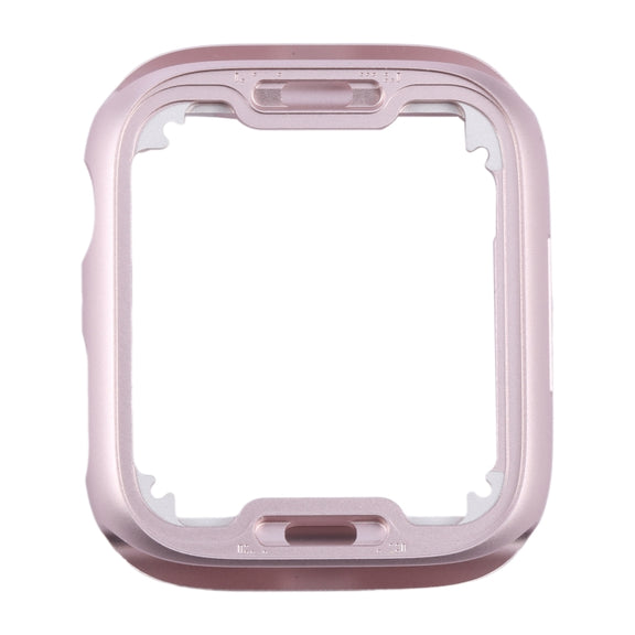 For Apple Watch Series 9 41mm Aluminum Alloy Middle Frame Bezel Plate (Pink)
