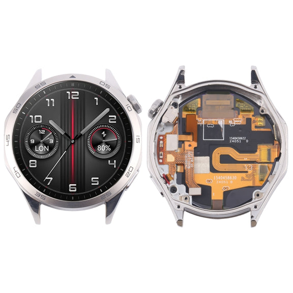 For Huawei Watch GT 4 46mm Original LCD Screen Digitizer Full Assembly With Frame (Silver)