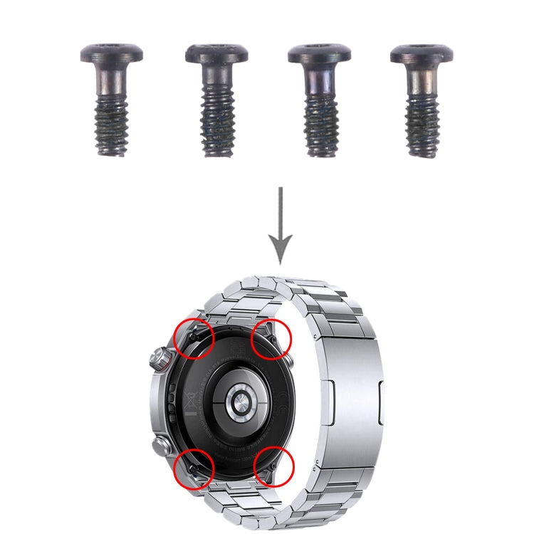 For Huawei Watch Ultimate 4pcs/Set Back Cover Screws