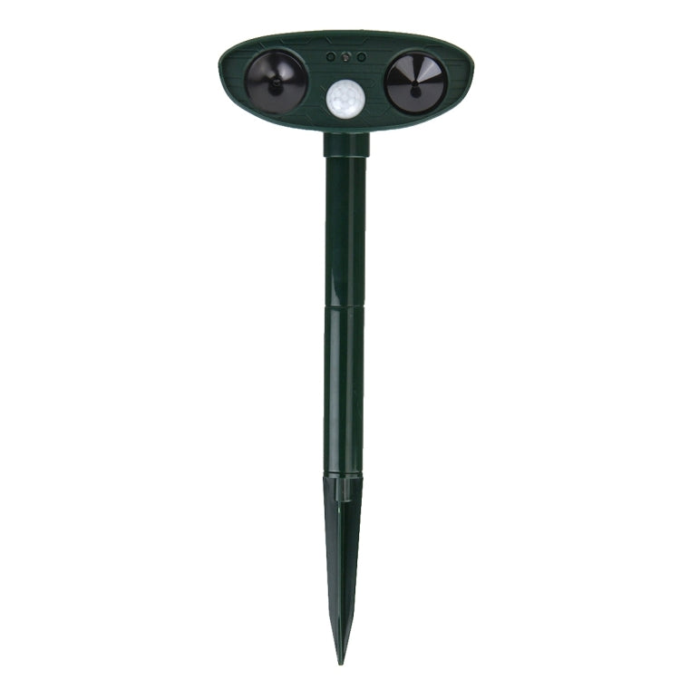 Powerful Ultrasonic Solar-powered Animal Repeller With PIR Sensor & Light Sensor