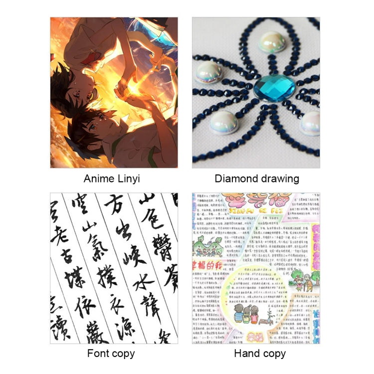 A4-19 6.5W Three Level of Brightness Dimmable A4 LED Drawing Sketchpad Light Pad with USB Cable (White)