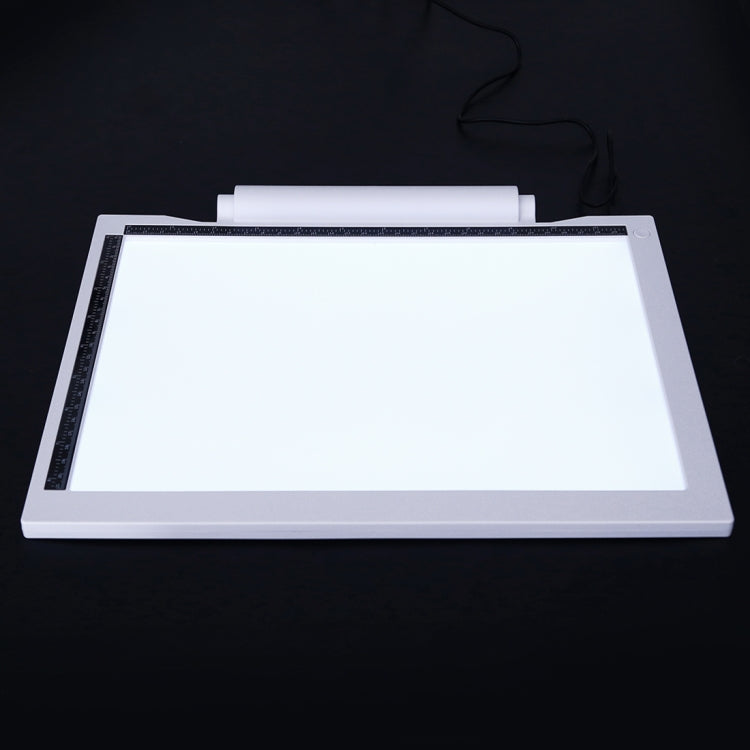 A4-19 6.5W Three Level of Brightness Dimmable A4 LED Drawing Sketchpad Light Pad with USB Cable (White)
