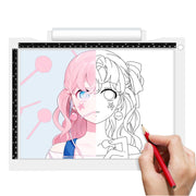 A4-19 6.5W Three Level of Brightness Dimmable A4 LED Drawing Sketchpad Light Pad with USB Cable (White)