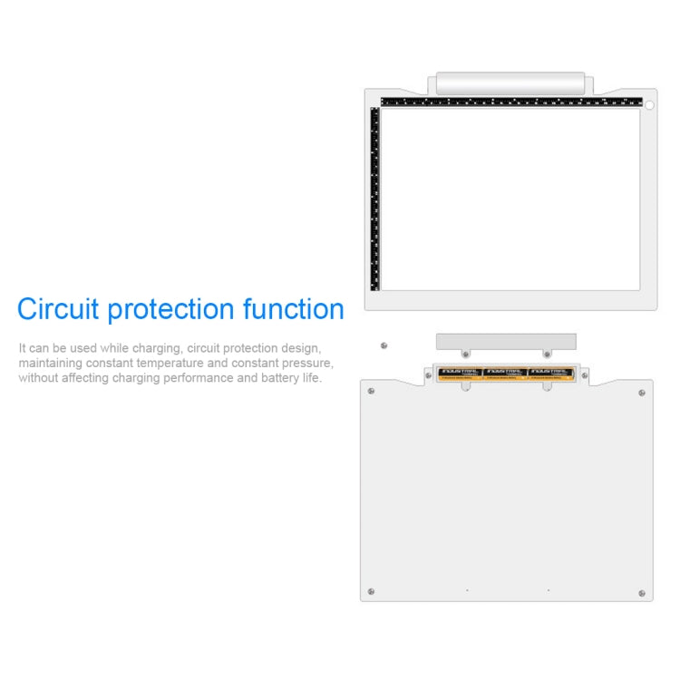 A4-19 6.5W Three Level of Brightness Dimmable A4 LED Drawing Sketchpad Light Pad with USB Cable (White)