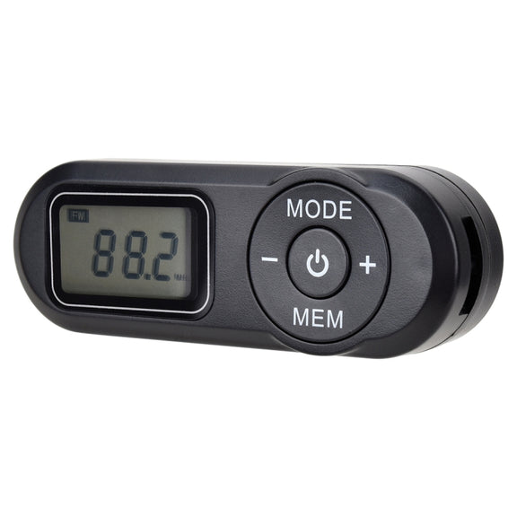 HRD-727 Portable LCD Display DSP FM Radio with Headset (Black)