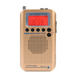 HRD-737 Portable Aircraft Band Radio Wide Frequency Receiver (Gold) - Radio Player by PMC TechLife | Online Shopping South Africa | PMC TechLife | Buy Now Pay Later Mobicred
