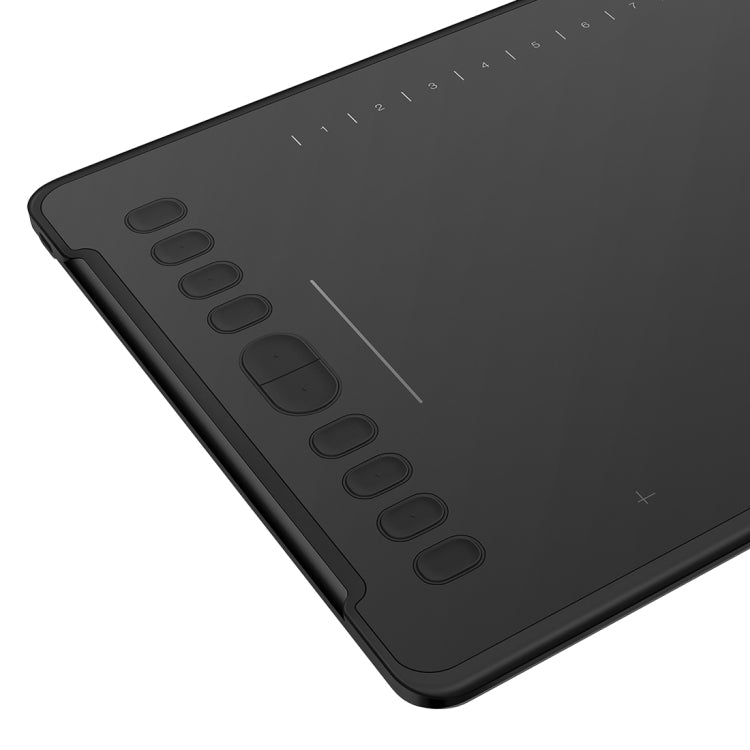 HUION H1161 5080 LPI Touch Strip Art Drawing Tablet for Fun, with Battery-free Pen & Pen Holder