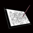 A4 Size 5W 5V LED LED Stepless Dimmable Acrylic Copy Boards for Anime Sketch Drawing Sketchpad, with USB Cable & Plug, Size：220x330x5mm -  by PMC TechLife | Online Shopping South Africa | PMC TechLife | Buy Now Pay Later Mobicred