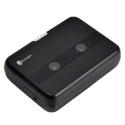 Tonivent TON007B Portable Bluetooth Tape Cassette Player, Support FM / Bluetooth Input and Output(Black)