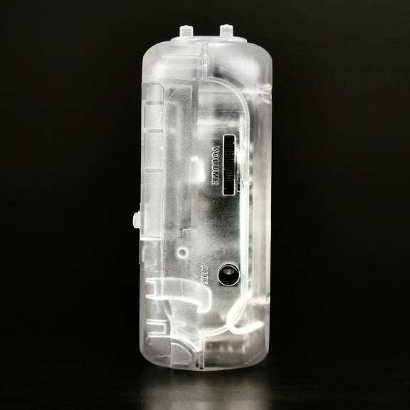 Tonivent TON007T Portable Bluetooth Tape Cassette Player, Support FM / Bluetooth Input and Output(Transparent)