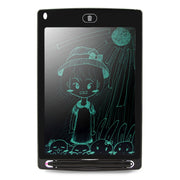 Portable 8.5 inch LCD Writing Tablet Drawing Graffiti Electronic Handwriting Pad Message Graphics Board Draft Paper with Writing Pen(Black)