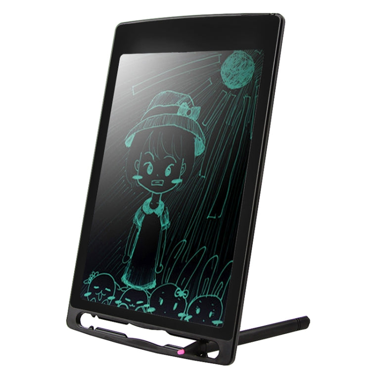 Portable 8.5 inch LCD Writing Tablet Drawing Graffiti Electronic Handwriting Pad Message Graphics Board Draft Paper with Writing Pen(Black)