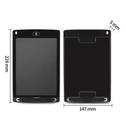 Portable 8.5 inch LCD Writing Tablet Drawing Graffiti Electronic Handwriting Pad Message Graphics Board Draft Paper with Writing Pen(Black)