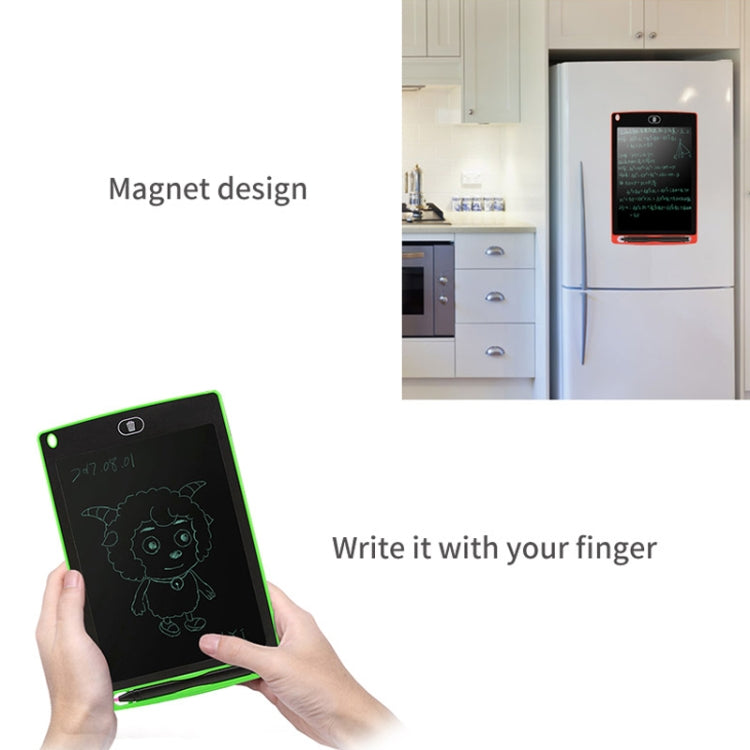 Portable 8.5 inch LCD Writing Tablet Drawing Graffiti Electronic Handwriting Pad Message Graphics Board Draft Paper with Writing Pen(Green)