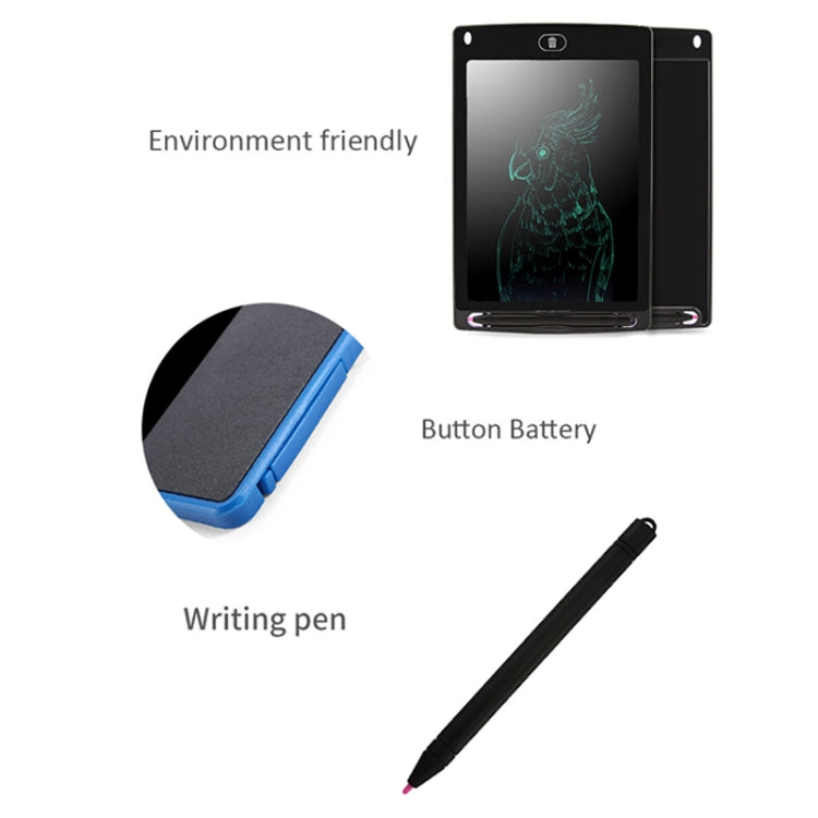 Portable 8.5 inch LCD Writing Tablet Drawing Graffiti Electronic Handwriting Pad Message Graphics Board Draft Paper with Writing Pen(Green)