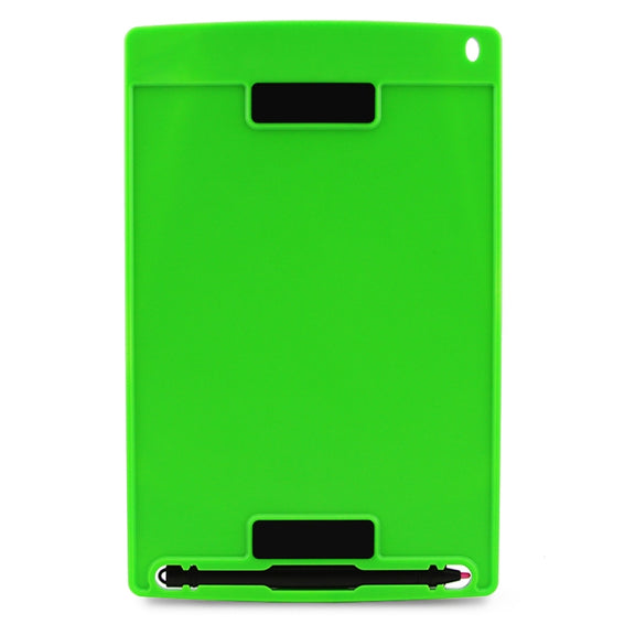 Portable 8.5 inch LCD Writing Tablet Drawing Graffiti Electronic Handwriting Pad Message Graphics Board Draft Paper with Writing Pen(Green)