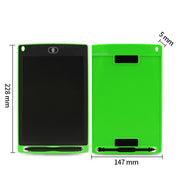 Portable 8.5 inch LCD Writing Tablet Drawing Graffiti Electronic Handwriting Pad Message Graphics Board Draft Paper with Writing Pen(Green)
