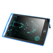 Portable 8.5 inch LCD Writing Tablet Drawing Graffiti Electronic Handwriting Pad Message Graphics Board Draft Paper with Writing Pen(Blue)