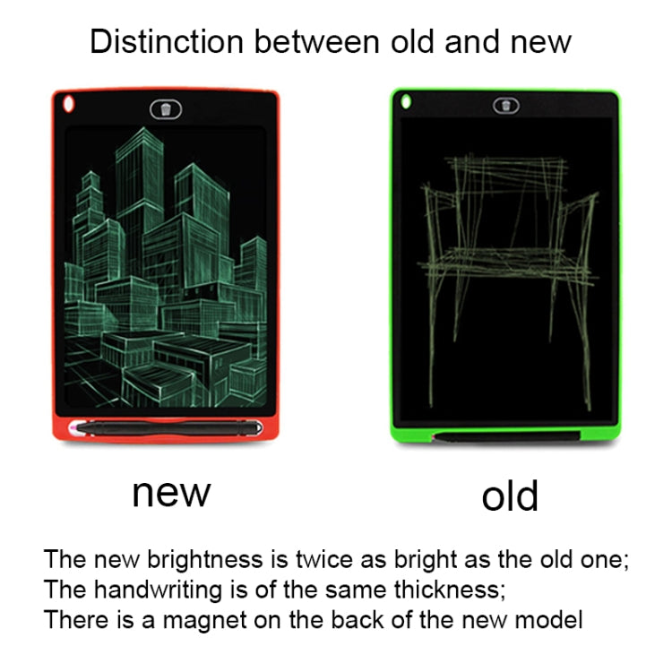 Portable 8.5 inch LCD Writing Tablet Drawing Graffiti Electronic Handwriting Pad Message Graphics Board Draft Paper with Writing Pen(Blue)