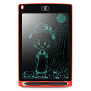 Portable 8.5 inch LCD Writing Tablet Drawing Graffiti Electronic Handwriting Pad Message Graphics Board Draft Paper with Writing Pen(Red)