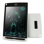 Portable 8.5 inch LCD Writing Tablet Drawing Graffiti Electronic Handwriting Pad Message Graphics Board Draft Paper with Writing Pen(White)