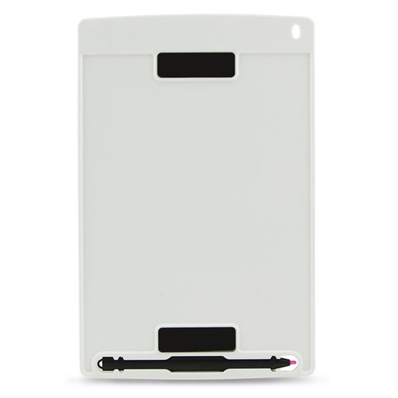 Portable 8.5 inch LCD Writing Tablet Drawing Graffiti Electronic Handwriting Pad Message Graphics Board Draft Paper with Writing Pen(White)