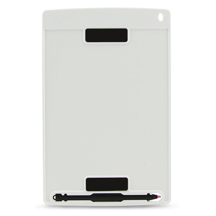 Portable 8.5 inch LCD Writing Tablet Drawing Graffiti Electronic Handwriting Pad Message Graphics Board Draft Paper with Writing Pen(White)