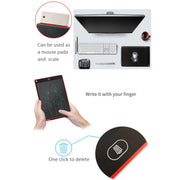 Portable 12 inch LCD Writing Tablet Drawing Graffiti Electronic Handwriting Pad Message Graphics Board Draft Paper with Writing Pen(Green)