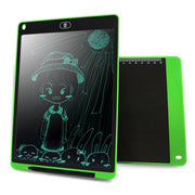 Portable 12 inch LCD Writing Tablet Drawing Graffiti Electronic Handwriting Pad Message Graphics Board Draft Paper with Writing Pen(Green)