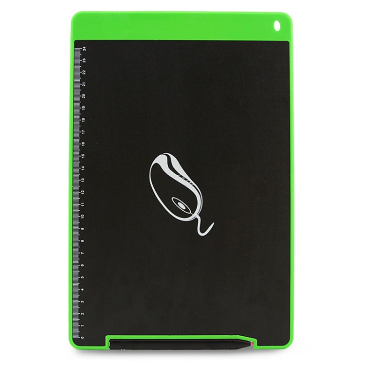 Portable 12 inch LCD Writing Tablet Drawing Graffiti Electronic Handwriting Pad Message Graphics Board Draft Paper with Writing Pen(Green)