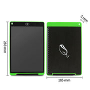 Portable 12 inch LCD Writing Tablet Drawing Graffiti Electronic Handwriting Pad Message Graphics Board Draft Paper with Writing Pen(Green)