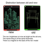 Portable 12 inch LCD Writing Tablet Drawing Graffiti Electronic Handwriting Pad Message Graphics Board Draft Paper with Writing Pen(Green)