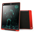 Portable 12 inch LCD Writing Tablet Drawing Graffiti Electronic Handwriting Pad Message Graphics Board Draft Paper with Writing Pen(Red) - free shipping - PMc TechLife - Order now!