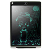 Portable 12 inch LCD Writing Tablet Drawing Graffiti Electronic Handwriting Pad Message Graphics Board Draft Paper with Writing Pen(White)