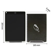 Portable 12 inch LCD Writing Tablet Drawing Graffiti Electronic Handwriting Pad Message Graphics Board Draft Paper with Writing Pen(White)
