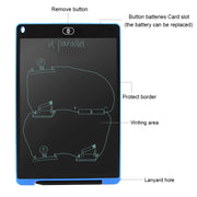 Portable 12 inch LCD Writing Tablet Drawing Graffiti Electronic Handwriting Pad Message Graphics Board Draft Paper with Writing Pen(White)