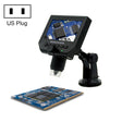 G600 600X 3.6MP 4.3 inch HD LCD Display USB Charging Portable Digital Microscope with LED Light, Support Micro SD Card(64GB Max), US Plug, AC 100-240V - free shipping - PMC TechLife - Order now!
