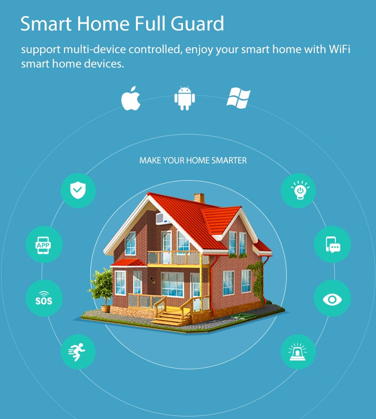 NEO NAS-SC01W Wireless WiFi EU Smart Light Control Switch 1Gang