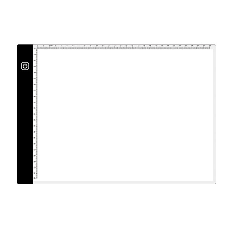 3.5W 5V LED USB Three Level of Brightness Dimmable A4 Acrylic Scale Copy Boards Anime Sketch Drawing Sketchpad