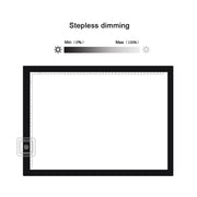 8W 5V LED USB Stepless Dimming A3 Acrylic Scale Copy Boards Anime Sketch Drawing Sketchpad with USB Cable & Power Adapter