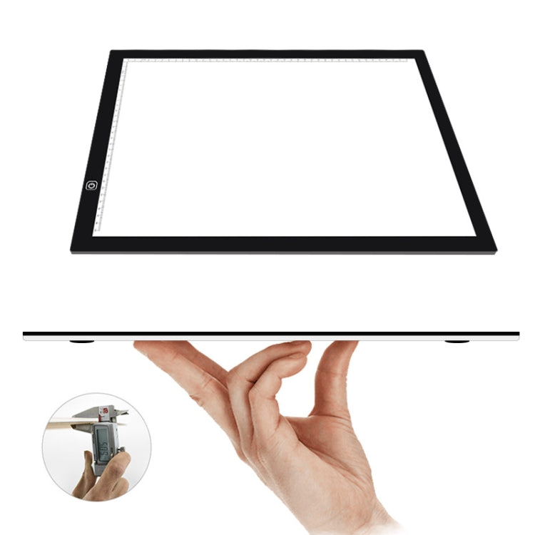 8W 5V LED USB Stepless Dimming A3 Acrylic Scale Copy Boards Anime Sketch Drawing Sketchpad with USB Cable & Power Adapter